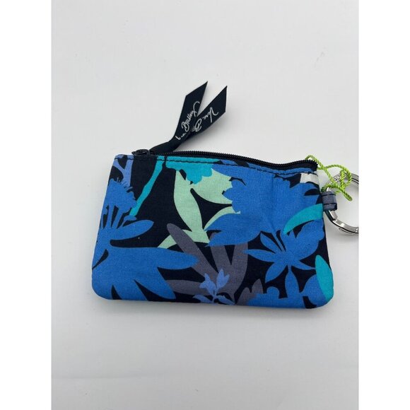 Vera Bradley Womens Camofloral Lanyard & Zip ID Case Key Ring Set 3297 - Picture 5 of 6